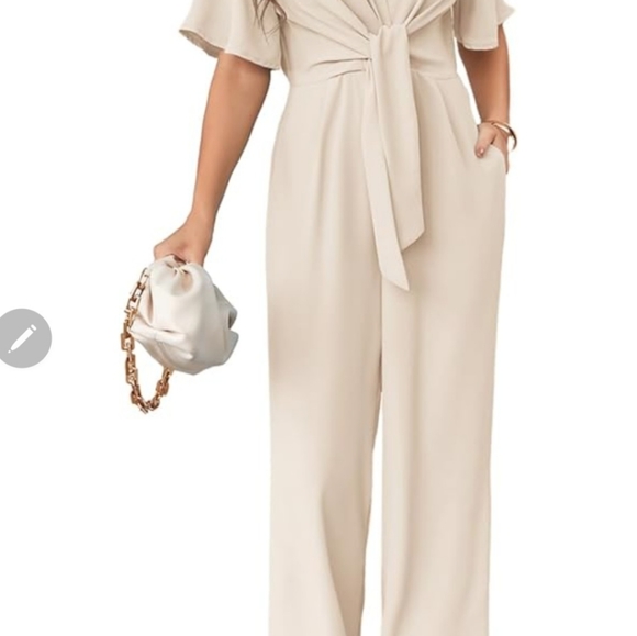 Pants - BEIGE JUMPSUIT XL